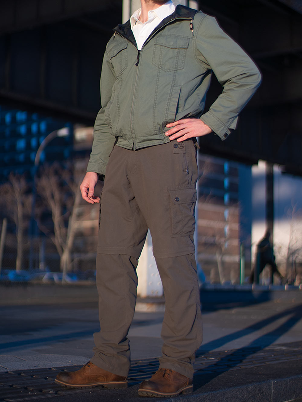 NTWRK - CONVERTIBLE CARGO PANT (DENIM)