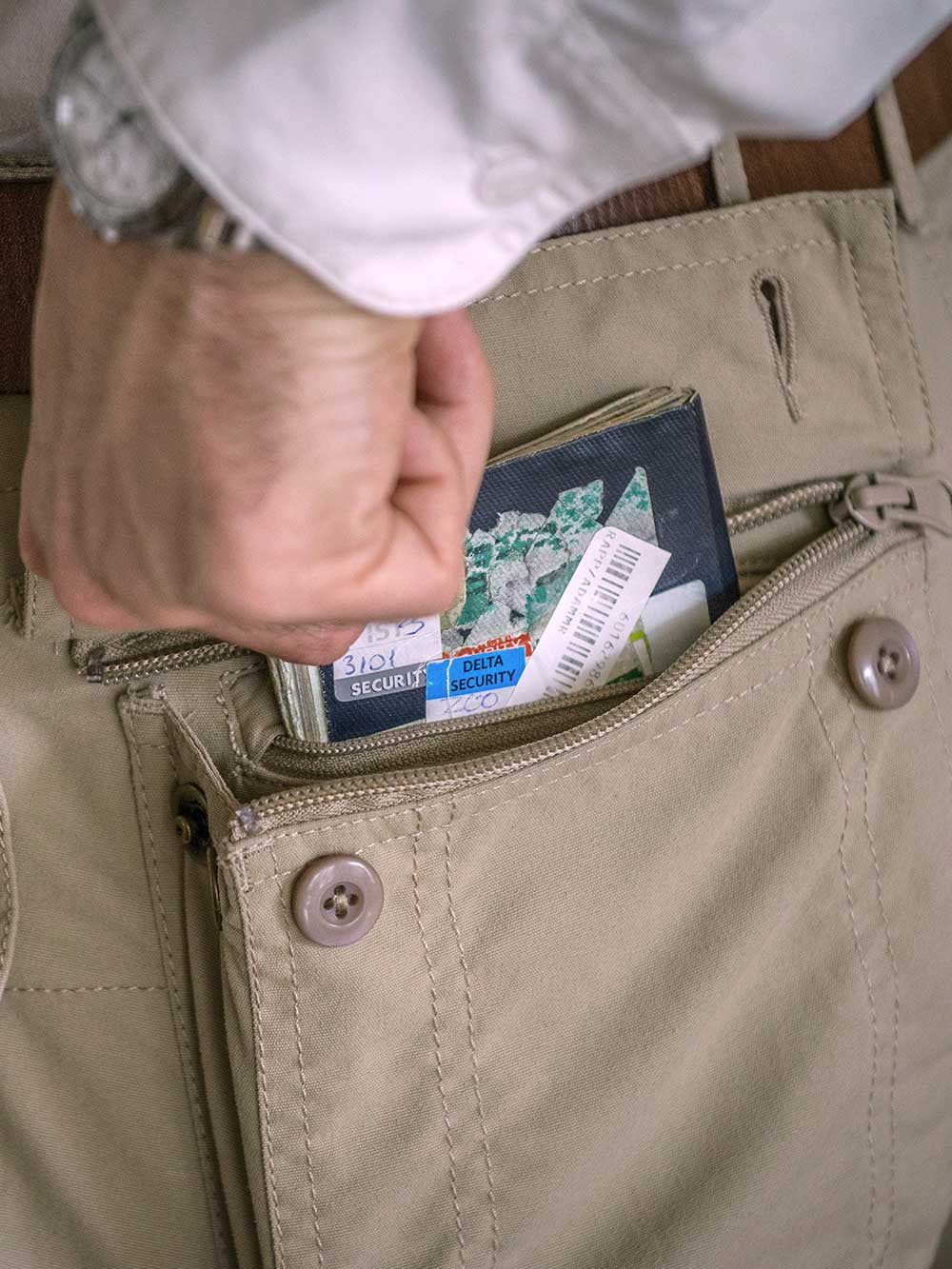 Travel shorts with security pockets 2025