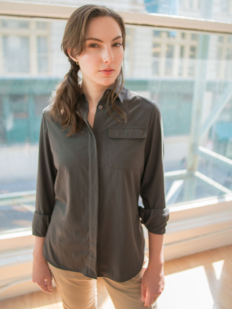 Women's Travel Shirt: Modern Twist on a Classic