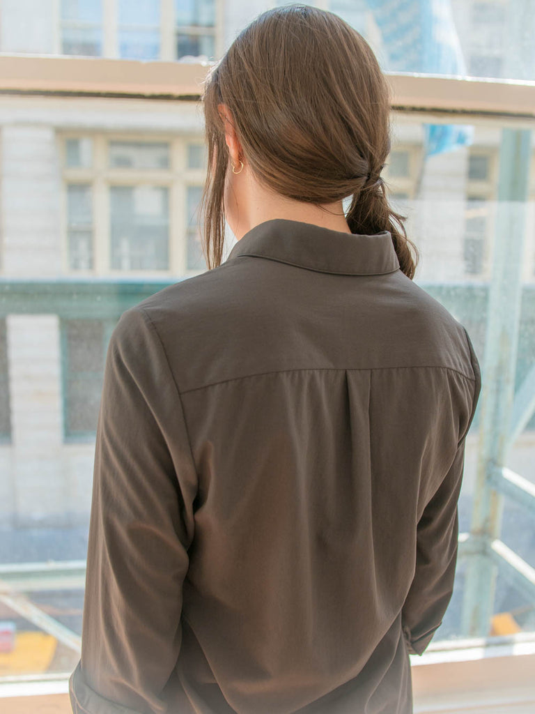 Women's Travel Shirt: Modern Twist on a Classic