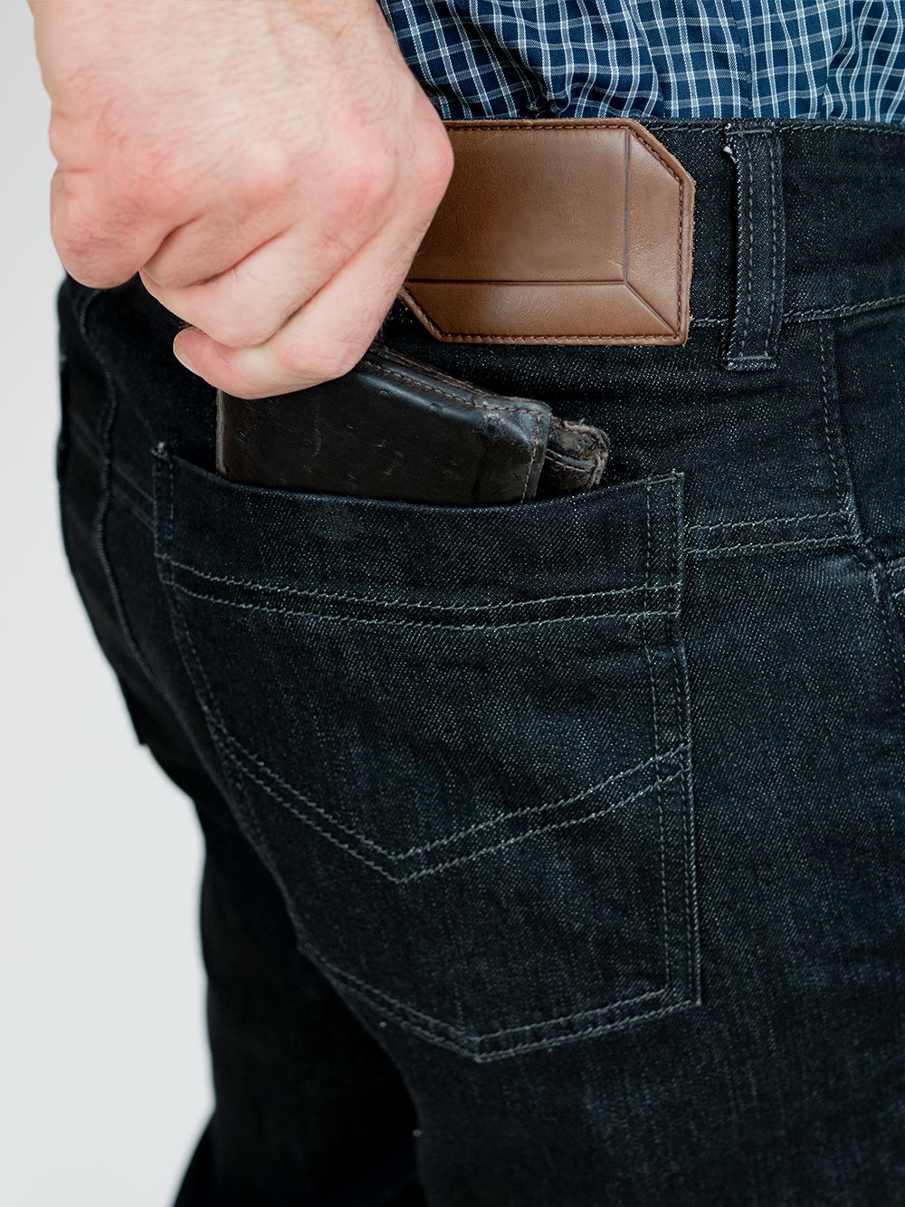 hidden pocket travel jeans men anti theft